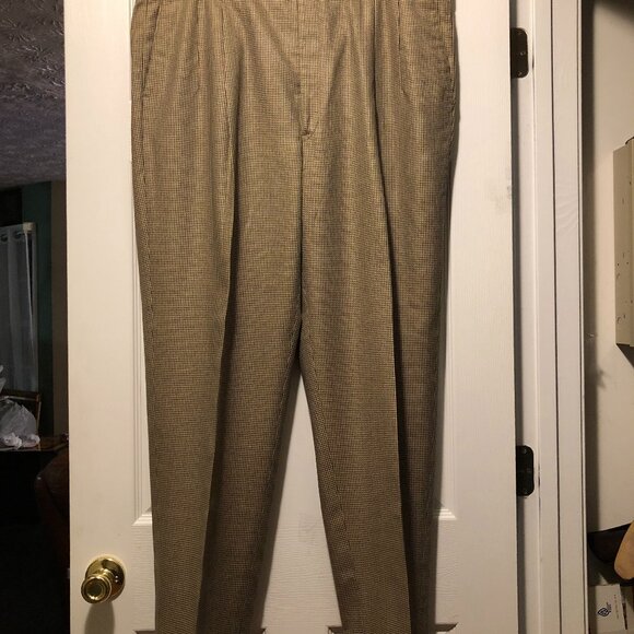 JB BRITCHES for Nordstrom men's silk and wool dress pants w/cuffs size: 42/34